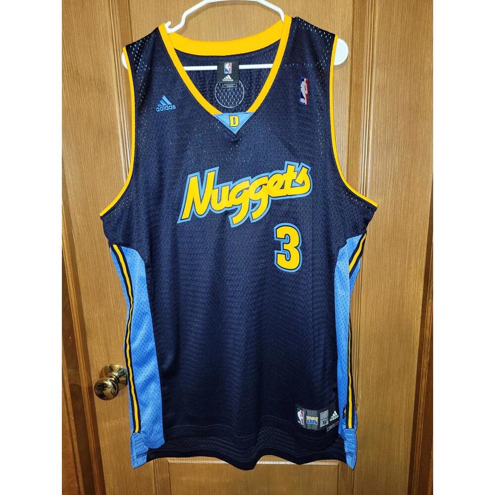 Allen Iverson Denver Nuggets Adidas NBA Swingman Jersey